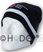 DRK-Beanie in schwarz oder dunkelblau, Universalgröße