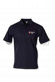 DRK-Poloshirt, PRO Wear, navy, Kompaktlogostick Brust
