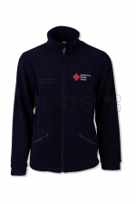 DRK-Fleecejacke, dunkelblau, 100 % Polyester-Fleece