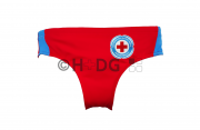 BRK-WW-Herren-Badehose, rot/blau