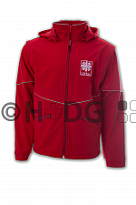 Softshelljacke Caritas, Herren dunkelrot