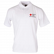 DRK-Herren-Poloshirt, RD Rheinland Pfalz weiß, ohne Brusttasche