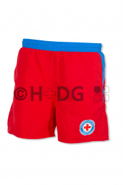 DRK-WW-Kinder-Badeshorts, rot/blau