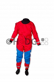 DRK-WW-Trockenanzug, rot/blau