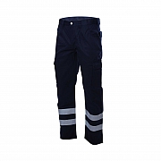 Herren-Einsatzhose, marineblau, 2 Reflex,Dehn+Handy+Stift
