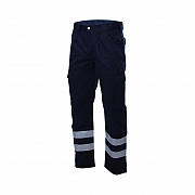 Damen-Einsatzhose, marineblau, 2 Reflex, Dehn+Handy+Stift