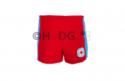 DRK-WW-Herren-Retro-Badeshorts, rot/blau