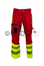 Hüsler Bundhose Ready, Borken rot/leuchtgelb - Auslaufartikel Hüsler Bundhose Ready, Borken rot/leuchtgelb - Auslaufartikel