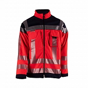 Herren COMFORT-Softshelljacke, RD SH neu 2025, leuchtrot/navy