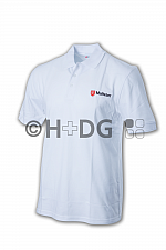 Malteser Poloshirt, weiß 200 g/m²