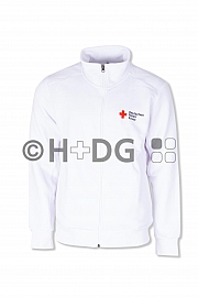 DRK-Sweatjacke, PRO Wear, weiß, Kompaktlogostick Brust