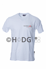 SSG-T-Shirt, weiß doppelter Logodruck