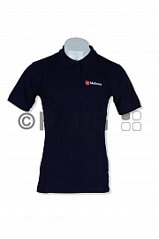 Malteser-Damen-Polo-Shirt, navy 1 Logo auf Brust links