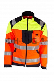 Damen-COMFORT-Jacke RD Rheinland Pfalz, leuchtrot/leuchtgelb/blau