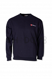 Malteser-Sweatshirt, dunkelblau doppeltes Logo