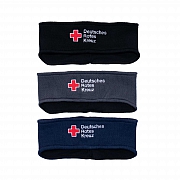DRK-Stirnband, unisex, mit Ohrenschutz in grau, dunkelblau oder schwarz