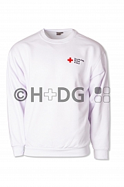 DRK-Sweatshirt, PRO Wear, weiß, Kompaktlogostick Brust