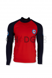 WW-DRK-Rashguard, rot/navy