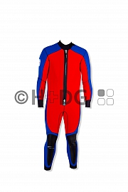 BRK-Wasserwacht-Neoprenanzug 'Rescue', Damen, rot/blau, ohne Kopfhaube