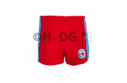 BRK-WW-Kinder-Retro-Badeshorts, rot/blau