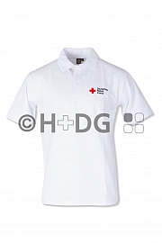 DRK-Poloshirt, PRO Wear, weiß, Kompaktlogostick Brust