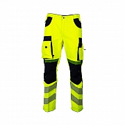 TITANIA Stretch-Einsatzhose, leuchtgelb/blau