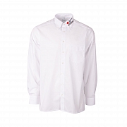 Bereitschaften-Olymp-Businesshemd, weiß, 1/1-Arm oder 1/2-Arm