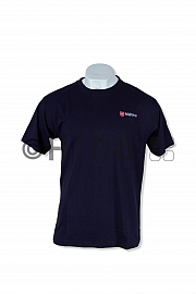 Malteser-T-Shirt, navy, je 1 Logo Brust u. Rücken
