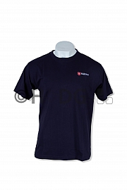 Malteser-T-Shirt, navy, je 1 Logo Brust und Rücken