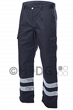 Herren-Einsatzhose DRK 2012 grau, 2 Reflex