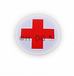 Aufkleber, 7 cm Ø, 'Rotes Kreuz auf Weiß', VPE = 10 St. 63975_115010b.png