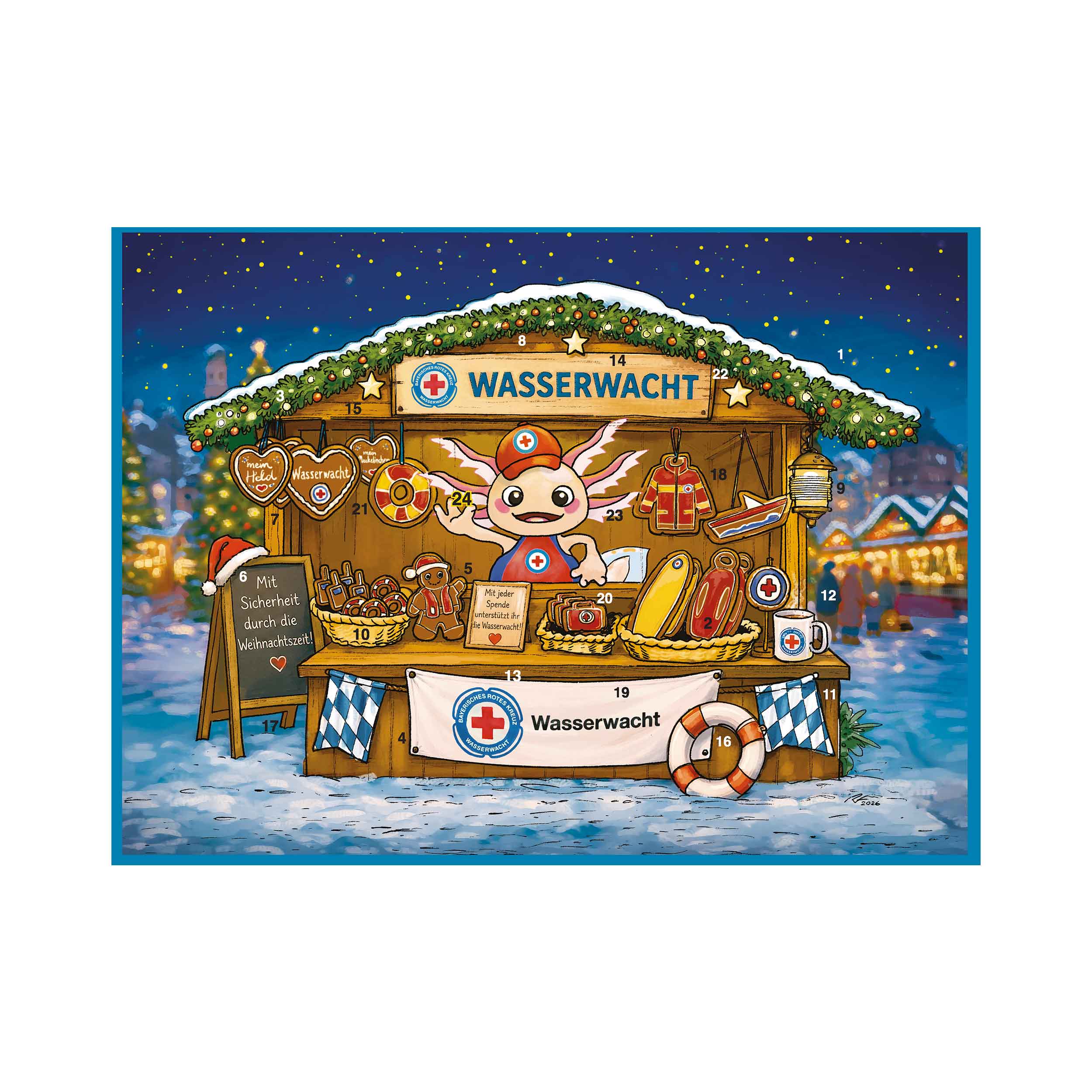 BRK-WW DIN A5-Adventskalender 2026