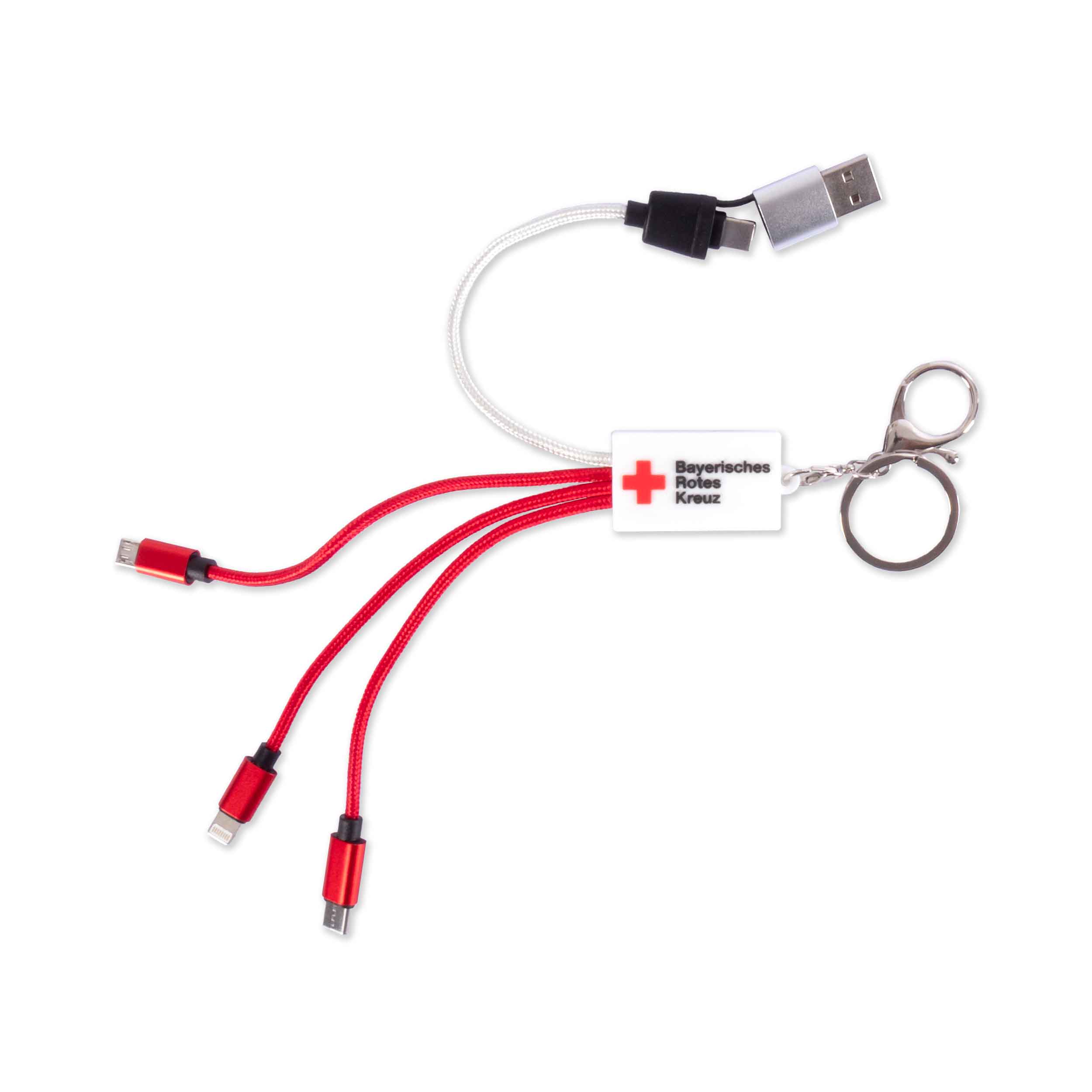 BRK-Ladekabel mit LED-Beleuchtung (weiß)