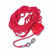 Rettungswurfleine, rot,