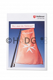 Malteser-Flyer Wer sind die Malteser? Vorderansicht