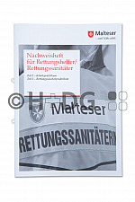 Malteser-Nachweisheft für Rettungshelfer/Rettungssanitäter