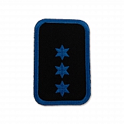 DRK-Dienststellungsabz., 3 ST + PA blau
