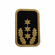 DRK-Dienststellungsabz., 3 ST+EL+PA gold
