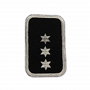 DRK-Dienststellungsabz., 3 ST+ PA silber
