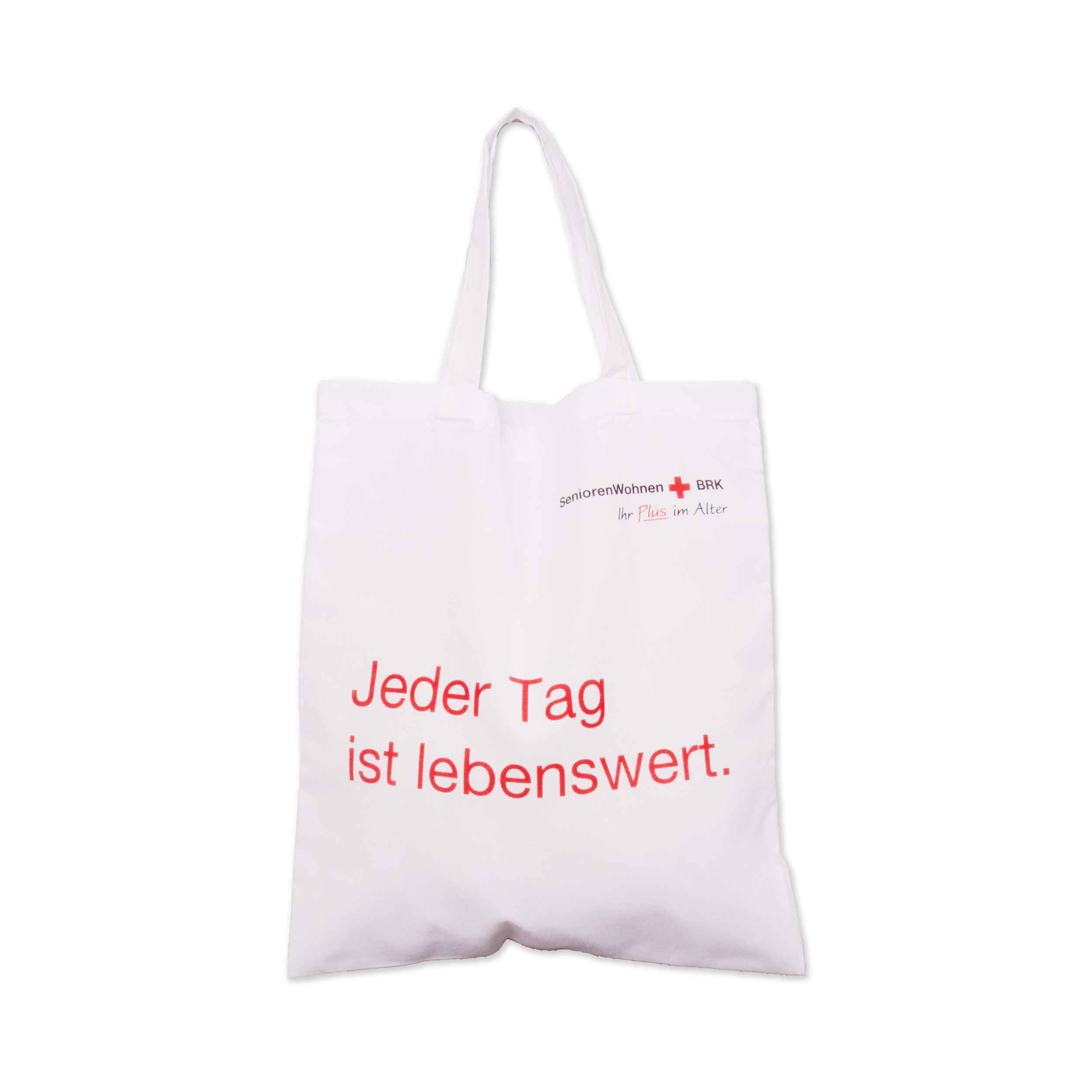 SSG des BRK - Stofftasche, weiß,