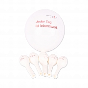 SSG des BRK - Luftballons, wei&szlig;,