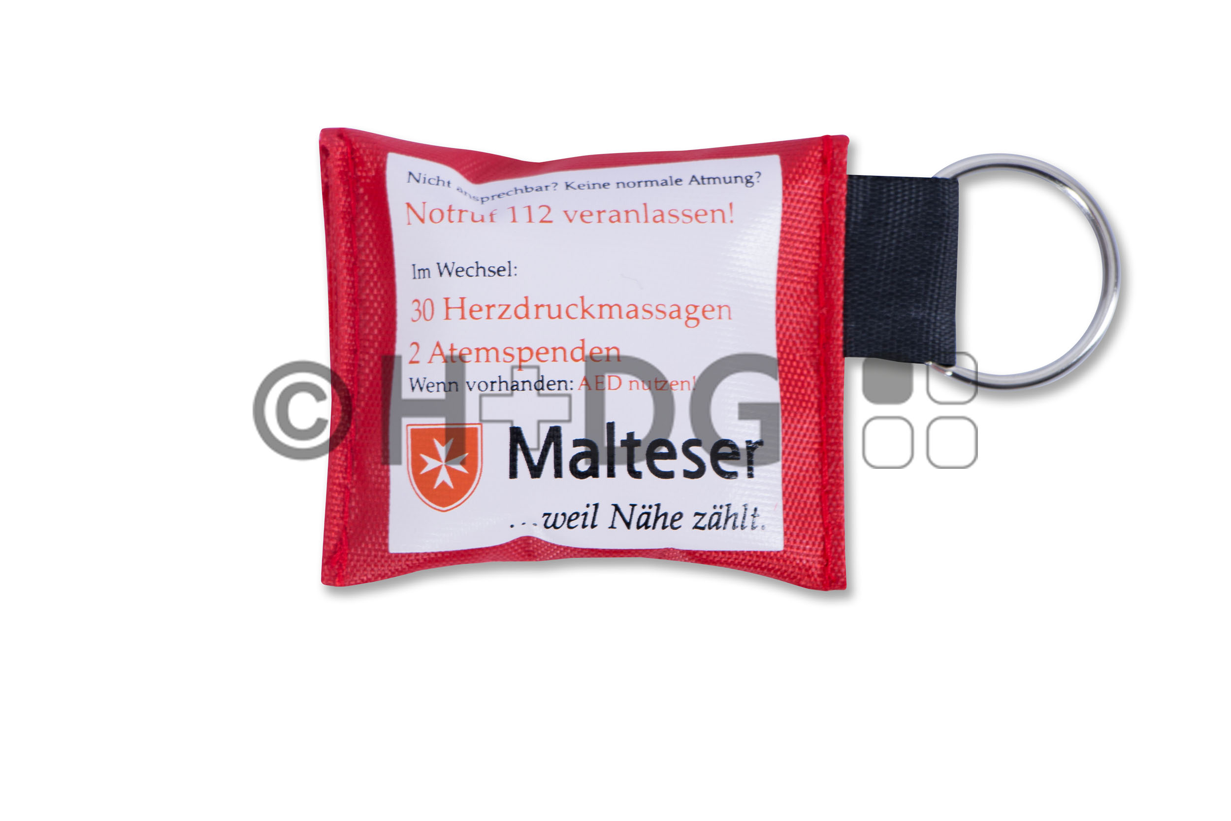 Malteser-Beatmungsfolie (Mund-zu-Mund) VPE = 5 St.