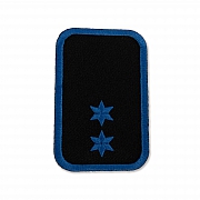 DRK-Dienststellungsabz., 2 ST + PA blau