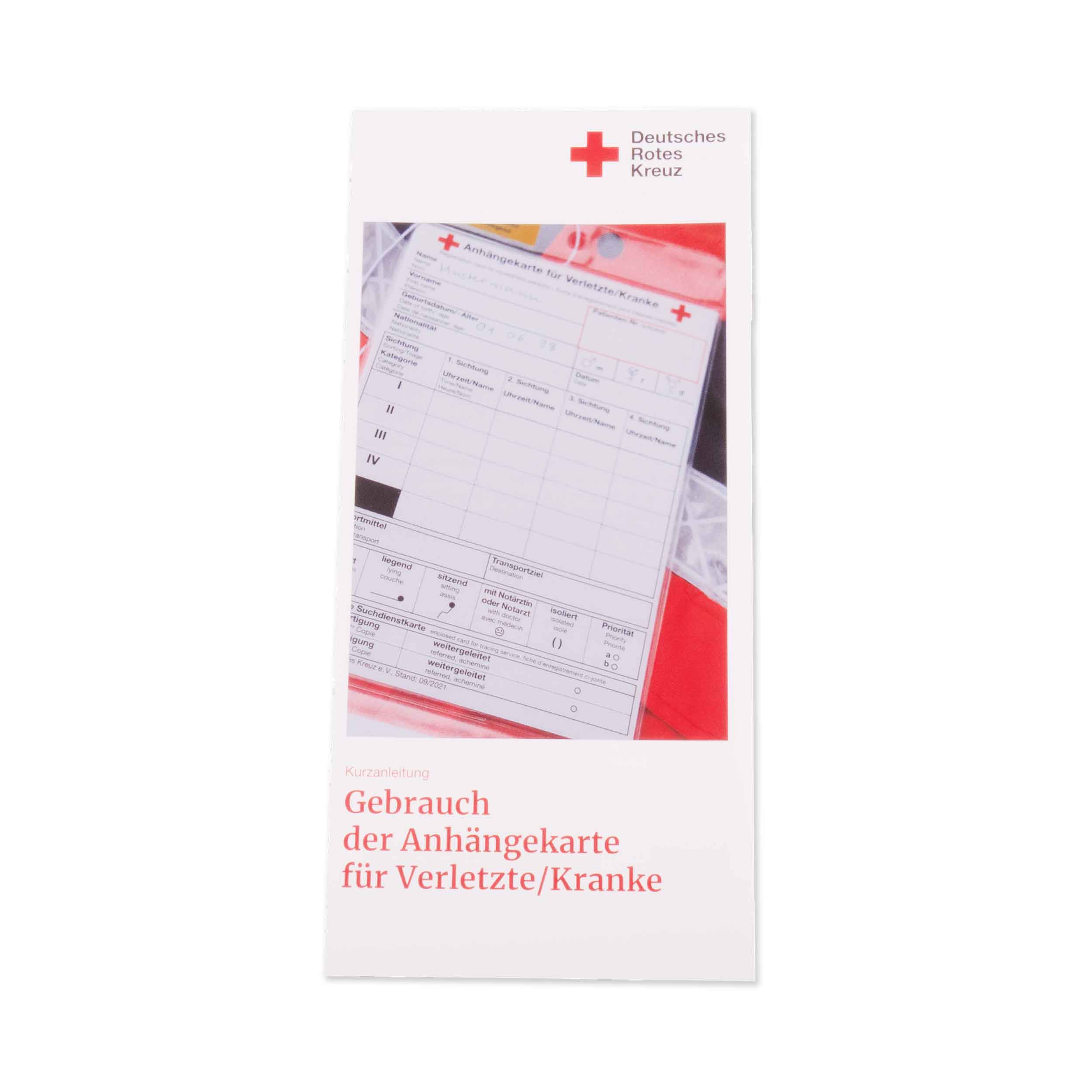 Kurzanleitung Gebrauch der Anhängekarte, VA,